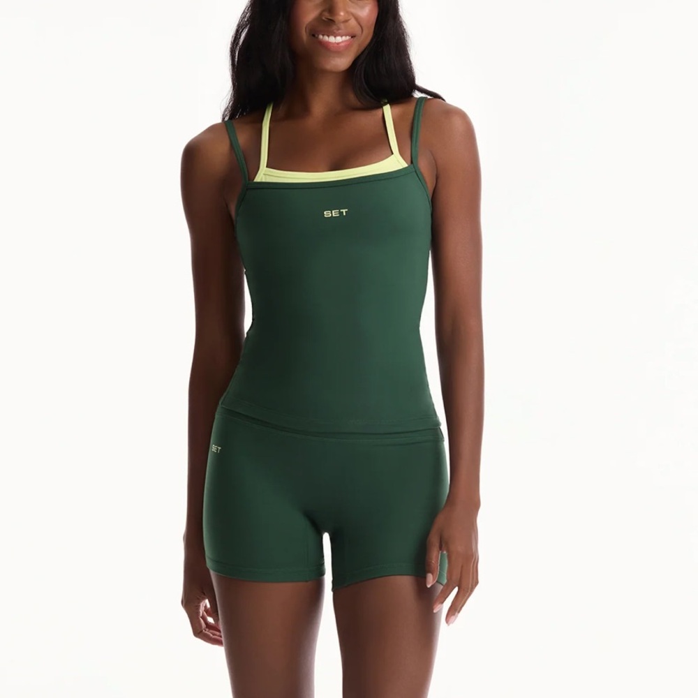 SET Active 818 Collab Tank and Shorts